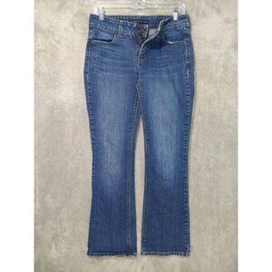 Levis 526 Jeans Womens 6 Blue Denim Slender Boot Cut Mid Rise Dark Wash